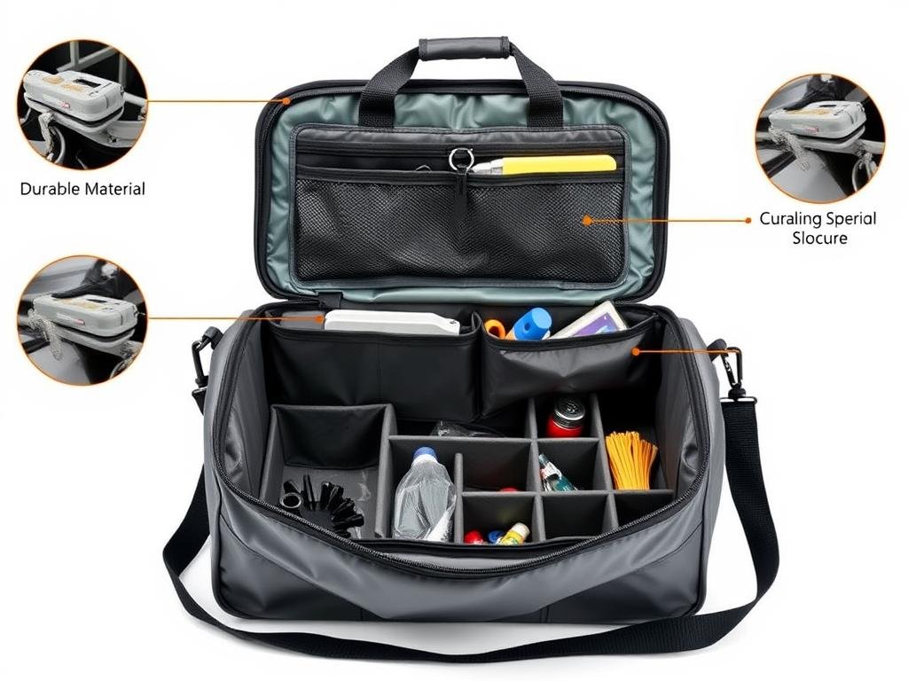 Waterproof storage bag designed for outboard motor maintenance supplies and tools in 2025 Waterproof storage bag designed for outboard motor maintenance supplies and tools in 2025