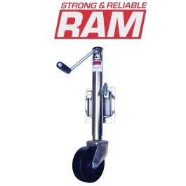 1,000 lb. Capacity Single Wheel Swivel Mount Trailer Tongue Jack #MJ-1206B 1,000 lb. Capacity Single Wheel Swivel Mount Trailer Tongue Jack #MJ-1206B