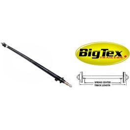 Big Tex 95-Inch Heavy-Flex Straight Trailer Axle, 80-Inch Spring Center, 5,200 lb. Capacity #6100159 Big Tex 95-Inch Heavy-Flex Straight Trailer Axle, 80-Inch Spring Center, 5,200 lb. Capacity #6100159