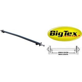 BIG TEX Straight Trailer Axle, 95" Hub Face/80" Spring Center (3,500 lb.) #DT3584FZL0950080001 BIG TEX Straight Trailer Axle, 95" Hub Face/80" Spring Center (3,500 lb.) #DT3584FZL0950080001