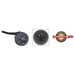 CARRY-ON 3.5K Drop Trailer Axle with Electric Brakes - 84" Hub Face / 70" Spring Center CARRY-ON 3.5K Drop Trailer Axle with Electric Brakes - 84" Hub Face / 70" Spring Center