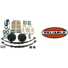 Dependable 2200 lb. Leaf Spring Suspension System with 4-Lug Hubs #SPK-2200-001 Dependable 2200 lb. Leaf Spring Suspension System with 4-Lug Hubs #SPK-2200-001