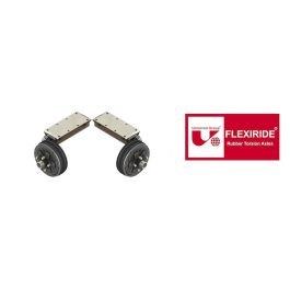 FLEXIRIDE® 3,500 lb. Torsion Half Axles with Drums and Brakes #FF-350BH-4 FLEXIRIDE® 3,500 lb. Torsion Half Axles with Drums and Brakes #FF-350BH-4