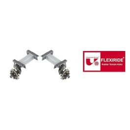 FLEXIRIDE® 7,000 lb Torsion Half Axles with 8 Lug Hubs - Model #FF-700B-9 FLEXIRIDE® 7,000 lb Torsion Half Axles with 8 Lug Hubs - Model #FF-700B-9