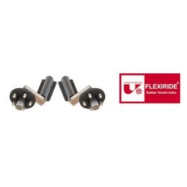 FLEXIRIDE® Adjustable Torsion Half Axles with 5-Lug Hubs (550 lbs) Model #FF-55-2-S FLEXIRIDE® Adjustable Torsion Half Axles with 5-Lug Hubs (550 lbs) Model #FF-55-2-S