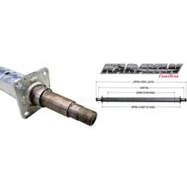 KARAVAN 85.25-Inch Galvanized Trailer Axle (3,500 lbs) #300-01134-GL KARAVAN 85.25-Inch Galvanized Trailer Axle (3,500 lbs) #300-01134-GL