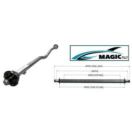 MAGIC TILT 2" Square Drop Center Axle with Hubs #PH4715 (3,500 lbs.) MAGIC TILT 2" Square Drop Center Axle with Hubs #PH4715 (3,500 lbs.)