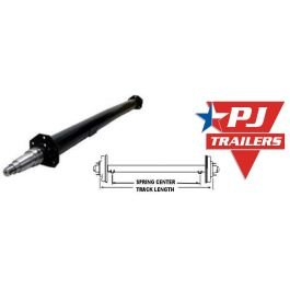PJ TRAILER 73-Inch Round Tube Straight Trailer Axle (7,000 lbs.) #7571007 PJ TRAILER 73-Inch Round Tube Straight Trailer Axle (7,000 lbs.) #7571007