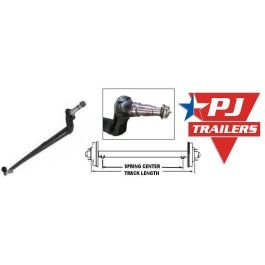 PJ TRAILER 95" Round Tube 4" Drop Axle for Trailers (7,000 lb.) #9283143 PJ TRAILER 95" Round Tube 4" Drop Axle for Trailers (7,000 lb.) #9283143