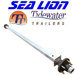 SEA LION 2" Square Trailer Axle (2,700 lb.), 91-3/4" H.F. #30167 SEA LION 2" Square Trailer Axle (2,700 lb.), 91-3/4" H.F. #30167
