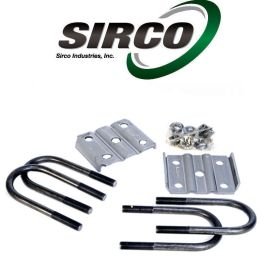 SIRCO Tie Plate Kit for 2-3/8 Inch Round Trailer Axle #APUBR-1 SIRCO Tie Plate Kit for 2-3/8 Inch Round Trailer Axle #APUBR-1