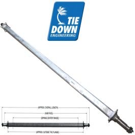 TIEDOWN 77" Square Galvanized Trailer Axle (3,500 lbs) Model #G-201291 TIEDOWN 77" Square Galvanized Trailer Axle (3,500 lbs) Model #G-201291