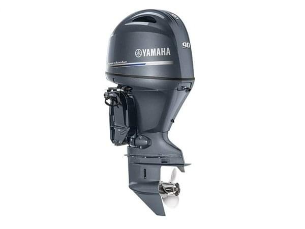 2019 Yamaha 90 HP F90LB Outboard Motor - Image 1