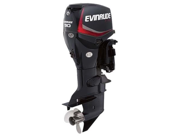 2018 Evinrude E-TEC 90 HP E90DPGL Graphite Outboard Motor - Image 1