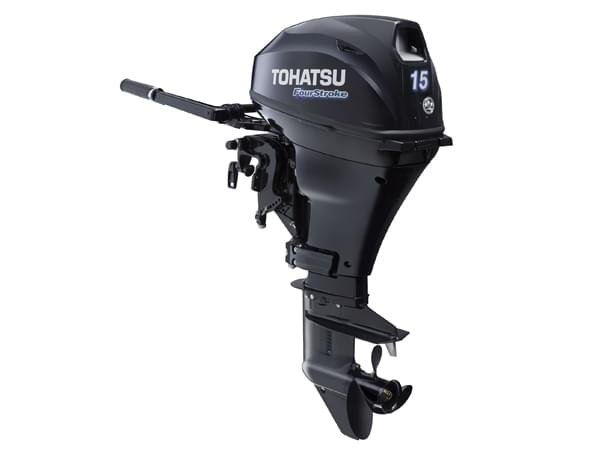2017 Tohatsu 15 HP MFS15DEFS Outboard Motor - Image 1