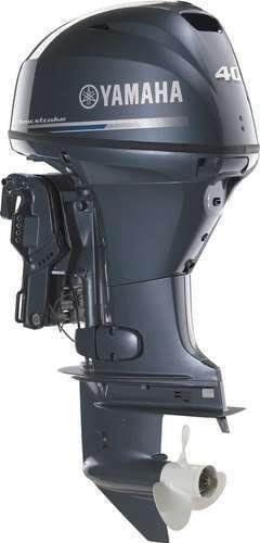 2006 Yamaha 40 HP 3 Cylinder 4 Stroke 20" Tiller Outboard Motor - Image 1