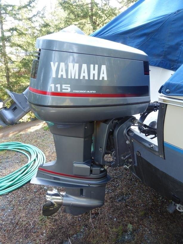 1991 Yamaha 115 HP V4 Carbureted 2 Stroke 20" Outboard Motor. - Image 1