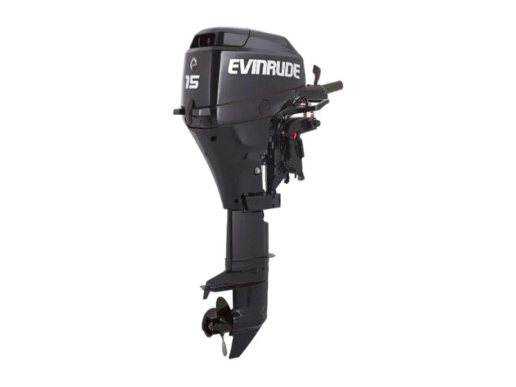 Evinrude-E15RG4.jpg Evinrude E15RG4 15HP Outboard Motor - Image 1