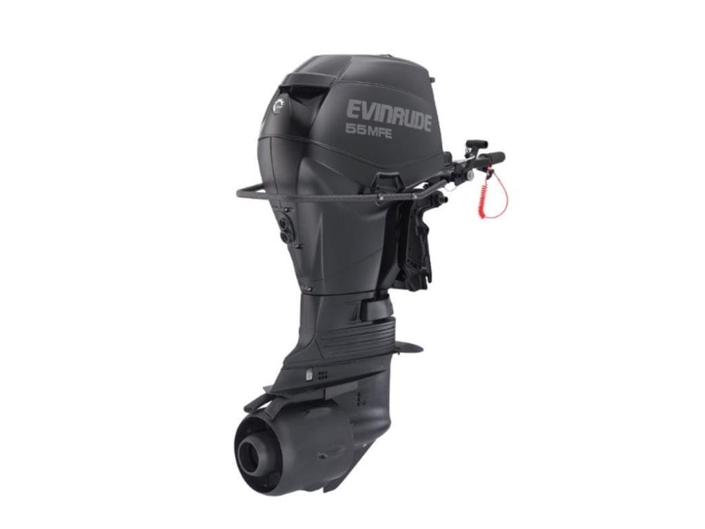 Evinrude-E55MJRL.jpg Evinrude E55MJRL 55 HP Outboard Motor - Image 1