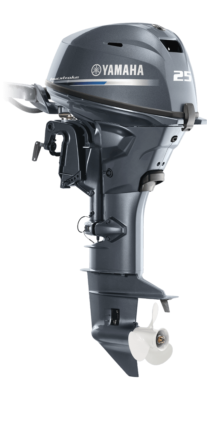 2011 Yamaha 25 HP 2 Cylinder Carbureted 4 Stroke 20" (Long Shaft) Outboard Motor - Image 1