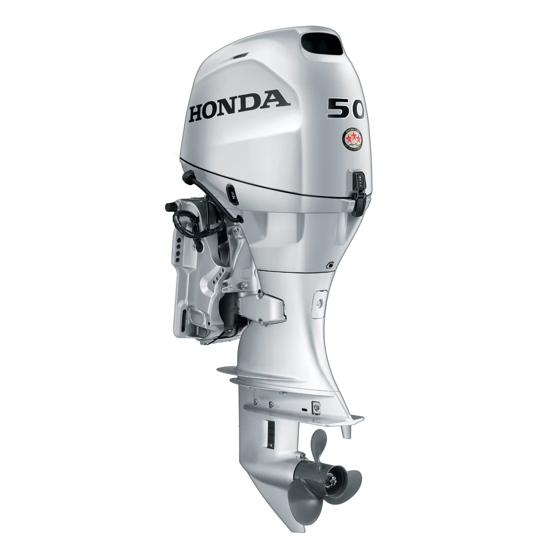 Honda_BF50_Right_RGB_1100x.jpg.webp Honda Marine Outboard | BF50 | Mid-Size | 4-stroke - Image 1