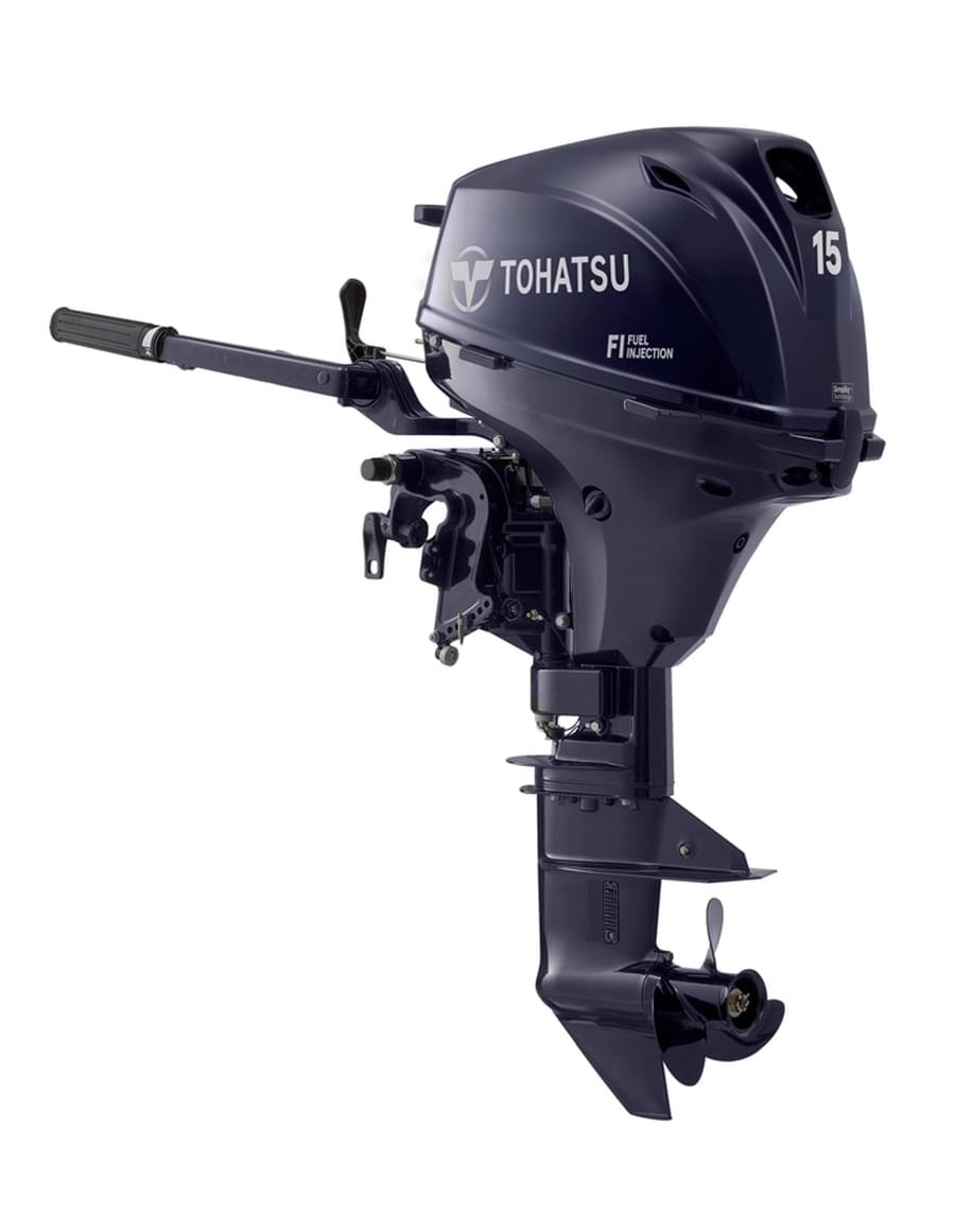 Tohatsu 15HP MFS15ES Outboard Motor - Image 1