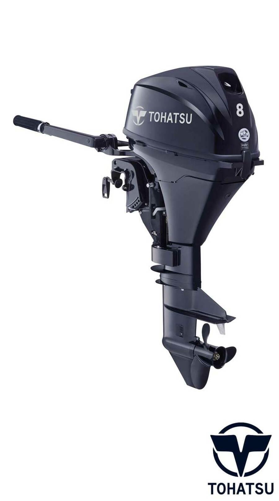 Tohatsu 8HP MFS8BS Outboard Motor - Image 1