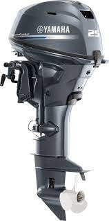 download-24.jpg 2000 Yamaha 25 HP 3 Cylinder Carbureted 2 Stroke 15" (Short Shaft) Tiller Outboard Motor. - Image 1